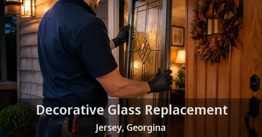 Decorative Glass Replacement Jersey, Georgina - ON