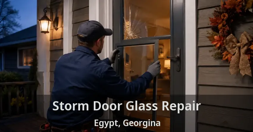 Storm Door Glass Repair Egypt, Georgina - ON