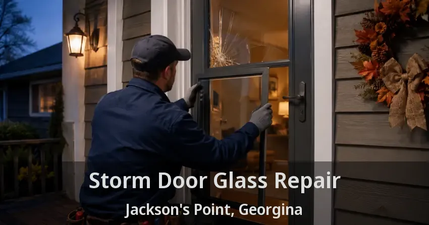 Storm Door Glass Repair Jackson's Point, Georgina - ON