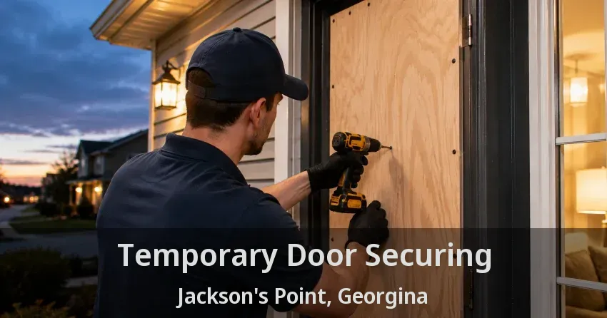 Temporary Door Securing Jackson's Point, Georgina - ON