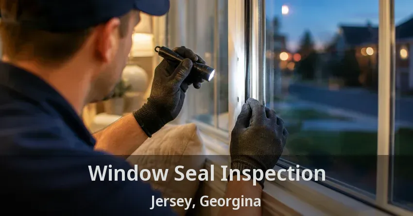 Window Seal Inspection Jersey, Georgina - ON