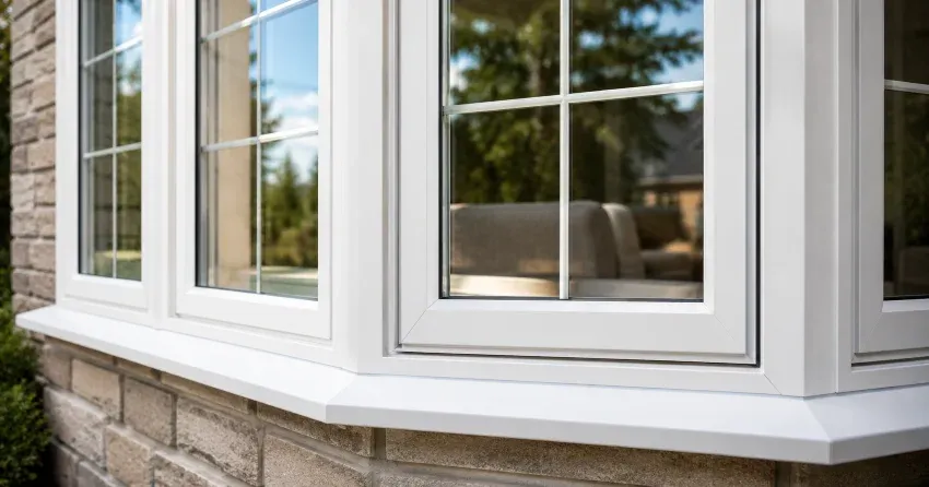 bay window alcove seating area in a living room in Sutton, Georgina
