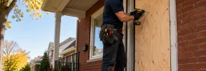 Temporary Door Securing Jersey, Georgina